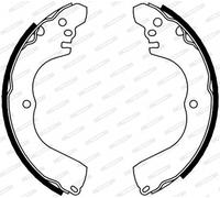 FERODO Kit Ganasce Freno Posteriore per Mitsubishi Outlander II Cw W