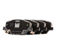 Ferodo Kit pastiglie freni anteriori FDB4688 con segnalatore acustico di usura e accessori