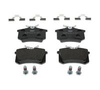 FERODO Kit pastiglie freni Posteriore non predisposto per visualizzazione avviso usura con accessori FDB1491 Compatibilità con VW Golf IV Hatchback 1J1 GOLF III 1H1 PASSAT 3B3 Eos 1F7, 1F8, AUDI