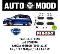 FERODO Kit pastiglie freni Anteriore Con contatto segnalazione usura con accessori FDB1976