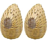 Ferplast Accessori per gabbie per uccelli Ferplast Nido PA 4452 in vimini per canarini (Confezione da 2)