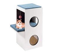 Ferplast Albero Gatti Gatto Blanco tiragraffi Cuccia Pallina Gioco Due Ripiani