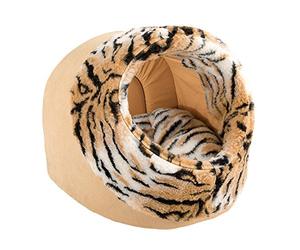 Ferplast Casetta gatti cuscino double face lavabile IMPERIAL tre misure , 40 x 43 x h 40 cm