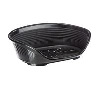 Ferplast Cesta Siesta Deluxe nera - Set Tg. 6: Cesta + piedini