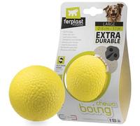 Ferplast CHEWA BOING BALL Giocattolo per Cani Super Rimbalzante e Galleggiante - Materiale innovativo resistente alla masticazione - Texture 3D per l'igiene dentale - Ultra Durevole - Design Italiano