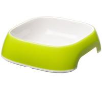 Ferplast Ciotole per Cani Glam Ciotola per Cibo e Acqua per Cani in plastica Antiscivolo, Facile da Pulire, 1,2 Litri, Verde