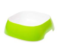 Ferplast Ciotole per Cani Glam Ciotola per Cibo e Acqua per Cani in plastica Antiscivolo, Facile da Pulire, 1,2 Litri, Verde