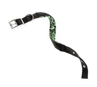 Ferplast Collare Cane Daytona Fantasy, Collare per Cani Taglia Media, Collare in Nylon, Imbottito, Regolabile 35-43 cm con Fibbia in Metallo, Nero/Fantasia