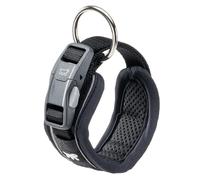 Ferplast Collare Cane GENIUS C15/35, Catarifrangente, Traspirante, Regolabile, Chiusura Magnetica a Sgancio Rapido, Collare per Cani Taglia Piccola, Morbida Imbottitura, Nero