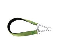 Ferplast Collare Cane Semistrozzo, in Nylon, Imbottito, Anti-trazione, per Addestramento Cani, XXL (Circonferenza Collo 55-65 cm), Verde.