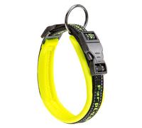 Ferplast Collare Cane SPORT DOG, Collare per Cani, Collare Cani Taglia Media, Soffice Imbottitura, Cuciture riflettenti, Etichetta per nome dell'animale, Misura: 2 cm (33-43 cm), Rosa