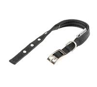 Ferplast Collare Cane Taglia Piccola Collare per Cani in Nylon Imbottito Regolabile Fibbia Metallica, Misura Collo 23-31 cm, Nero