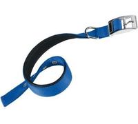 Ferplast Collare Cane Taglia Medio Grande Collare per Cani in Nylon Imbottito Regolabile Fibbia Metallica, Misura Collo 41-49 cm, Blu