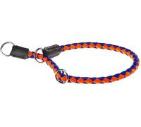 FERPLAST Collare per Cani Grandi Twist Arancione e Blu 50CM