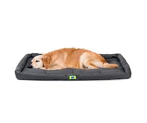 Ferplast Cuccia Cane Antigraffio e Impermeabile, Tessuto Tecnico Resistente, Cuscino Taglia Grande TENDER TECH, Materassino Lavabile a Mano a 30°, 107 x 66 x 5 cm, Nero