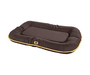 Ferplast Cuccia Cane Antigraffio e Impermeabile, Tessuto Tecnico Resistente Tech, OSCAR Taglia Grande, Materassino Lavabile a Mano a 30°, 120 x 80 x 13,5 cm, Marrone