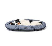 Ferplast Cuccia Cane Cuscino Cane Cane Taglia Grande Tessuto Antigraffio Lavabile in Lavatrice a 30° Materassino Cane Impermeabile 85 x 55 x 3 cm.Grigio