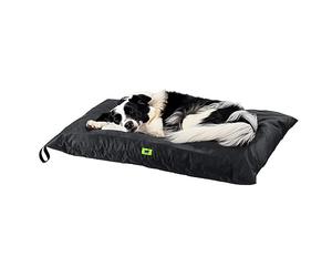 Ferplast Cuccia Cane Cuscino Cane Tessuto Antigraffio Lavabile in Lavatrice a 30° Materassino Cane Impermeabile 115 x 80 x 21 cm.Nero