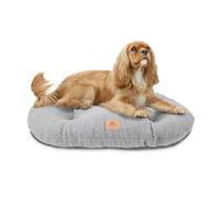 Ferplast Cuccia Cane Cuscino per Cani di medie dimensioni, Cuccia Gatto, Tessuto Lavabile in Bouclé Sintetico, Imbottitura Soffice, 65 x 42 x h 4 cm. Grigio