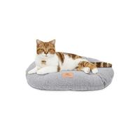 Ferplast Cuccia Cane Cuscino per Cani di piccole dimensioni, Cuccia Gatto, Tessuto Lavabile in Bouclé Sintetico, Imbottitura Soffice, 55 x 36 x h 3 cm. Grigio
