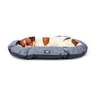 Ferplast Cuccia Cane e Gatto Antigraffio e Impermeabile, Tessuto Tecnico Resistente, Taglia Media RELAX TECH, Lavabile in Lavatrice a 30°, 78 x 50 x 3 cm, Grigio