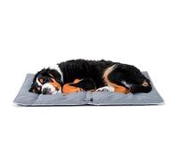 Ferplast Cuccia Cane e Gatto Antigraffio e Impermeabile, Tessuto Tecnico Resistente Tech, JOLLY Taglia Grande, Materassino Lavabile a Mano a 30°, 108 x 79 x 3,5 cm, Grigio