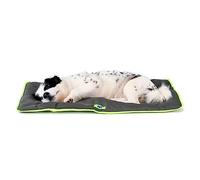 Ferplast Cuccia Cane e Gatto Antigraffio e Impermeabile, Tessuto Tecnico Resistente Tech, JOLLY Taglia Media, Materassino Lavabile in Lavatrice a 30°, 83 x 50 x 3,5 cm, Nero