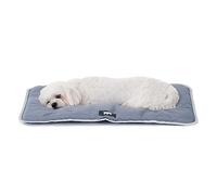 Ferplast Cuccia Cane e Gatto Antigraffio e Impermeabile, Tessuto Tecnico Resistente Tech, JOLLY Taglia Piccola, Materassino Lavabile a Mano a 30°, 57 x 38 x 3,5 cm, Grigio