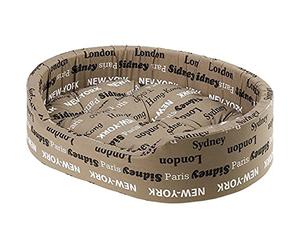 Ferplast Cuccia Cane Interno Dandy - Cuscino Rimovibile, Lavabile, Rivestimento in Cotone con Soffice imbottitura, ideale anche come Cuccia Gatto, 55 x 41 x h 15 cm, Azzurro