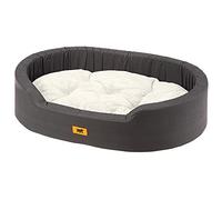 Ferplast Cuccia Cane Interno Dandy - Cuscino Romovibile in Pelliccia Ecologica, Lavabile, Rivestimento in Cotone con Soffice imbottitura, ideale anche come Cuccia Gatto, 45 x 35 x h 13 cm.