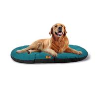 Ferplast Cuccia Cane Relax, Cuscino per cani di taglia grande, Cuccia Gatto, Tappetino per cucce e auto -Lavabile - in Cotone con Soffice Imbottitura, 85 x 55 cm. Turchese