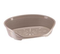Ferplast Cuccia Cani e Gatti in plastica, Lettino per Cane con Gommini Antiscivolo, Cesta Cane e Gatto 705 X 52 X H 235 cm, Blu