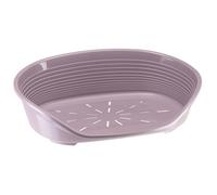 Ferplast Cuccia Cani in plastica, Lettino per Cane con Gommini Antiscivolo, Cesta Cane 935 X 68 X 285 cm, Viola
