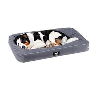 Ferplast Cuccia Ortopedica per Cani Large Materassino per Cani Impermeabile e Antigraffio Cuccia Morbida Polo, 95 x 60 x h 8 CM, GRIGIA