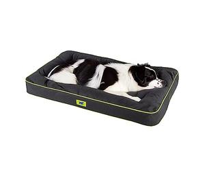 Ferplast Cuccia Ortopedica per Cani Large Materassino per Cani Impermeabile e Antigraffio Cuccia Morbida Polo, 95 x 60 x h 8 CM, NERA