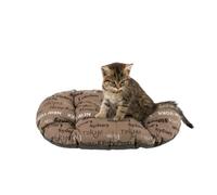 FERPLAST - Cuccia per cani e gatti - Cuscino per cani di piccole dimensioni - Materassino per cani - Tappetino per cucce e auto - Morbido letto per cani - Relax, 43 x 30 CM, MARRONE