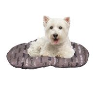 Ferplast Cuscino Cane e Gatto RELAX 55/4, Lettino per Cani Gatti Animali Domestici, Materassino, Cuscino Imbottito per Cuccia Cane e Gatto, Ovale, Cotone Morbido, Lavabile, 55 x 36 cm
