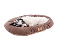 Ferplast Cuscino Cane e Gatto RELAX MICROFLEECE, Cuccia in Caldo e Soffice Micropile per Taglia Piccola, Lettino per Cani Lavabile, 43 x 30 x 12 cm. Grigio Tortora