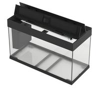 Acquario Ferplast Dubai LED 80 125 Lt 81x36x51h cm nero senza supporto