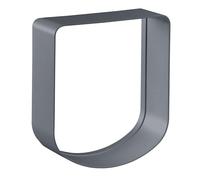 Ferplast Estensione per portina per Piccoli Cani Gatti Gattaiola Porta Basculante Swing 1 Extension, 15,5 x 5 x h 16 cm - profondità 5 cm,Grigio