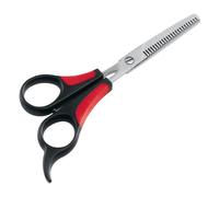 Ferplast Forbici per Cani con Denti Alternati, Lama Seghettata in Acciaio, Adatto a Pelo Corto, Medio e Lungo, Favorisce la Crescita del Nuovo Pelo