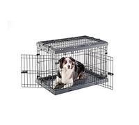 Ferplast Gabbia Cane in Metallo Gabbia Pieghevole per Cani Medi Superior 90 Recinto in Metallo, con Separatore, Doppia Serratura, 92 x 58,5 x h 62,5 cm.