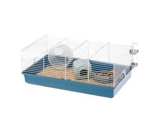 Ferplast Gabbia per Criceti e Topolini CRICETI 11, in Metallo Verniciato e Plastica, Accessori Inclusi, 57,5 x 31 x h 21,5 cm