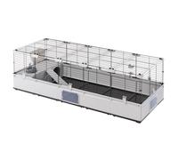 Ferplast Gabbia per Conigli, MODULAR 4 Gabbia per Porcellini d'India, Modulabile, Espandibile, Gabbia Grande con Accessori inclusi, Facile Pulizia, 179 x 72 x h 56 cm
