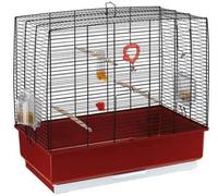 FERPLAST - Rekord 4 - Gabbia Per Piccoli Uccelli Nero 60 X 32,5 X H 57,5 Cm - SPEDIZIONE GRATUITA
