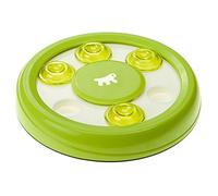 Ferplast Gioco Gatto Interattivo DISCOVER, Giocattolo Gatto con fori per crocchette, in plastica con antiscivolo, Ø 23 x 4,2 cm