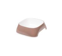 Ferplast Glam Ciotola per Gatti Ciotola per Cibo e Acqua per Gatti in plastica Antiscivolo, Facile da Pulire, 0,2 litri, Grigio