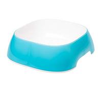 Ferplast Glam Ciotole per Cani Ciotola per Cibo e Acqua ani in plastica Antiscivolo, Facile da Pulire, 1,2 Litri, Blu