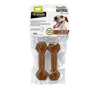 Ferplast GOODBITE NATURAL M gioco osso per l'igiene orale, gusto manzo, cane medio (8-16 Kg), naturale, 2 pezzi da 70g