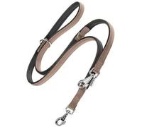 Ferplast Daytona GA Guinzaglio per Cani da Addestramento Extraresistente - 3 Lunghezze Regolabile - Morbida Impugnatura Imbottita - Antiabrasione - Design Italiano - 200 x 2 cm, Marrone